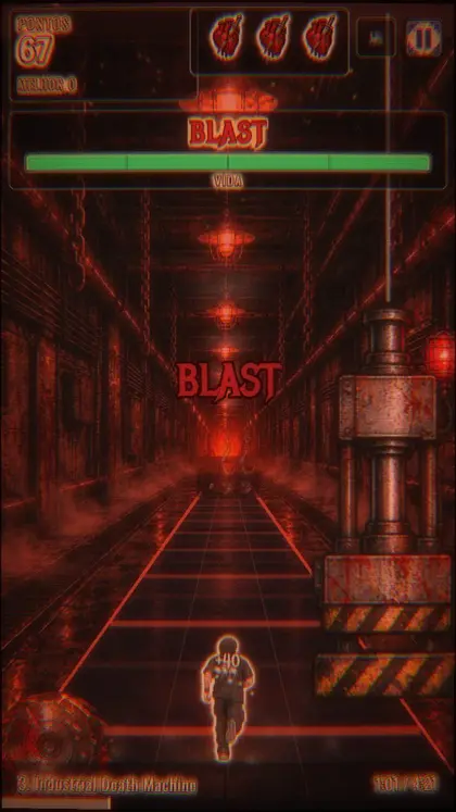 Ecrã do jogo: Industrial Death Machine