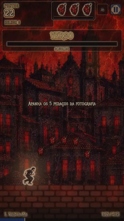 Ecrã do jogo: Void in Me